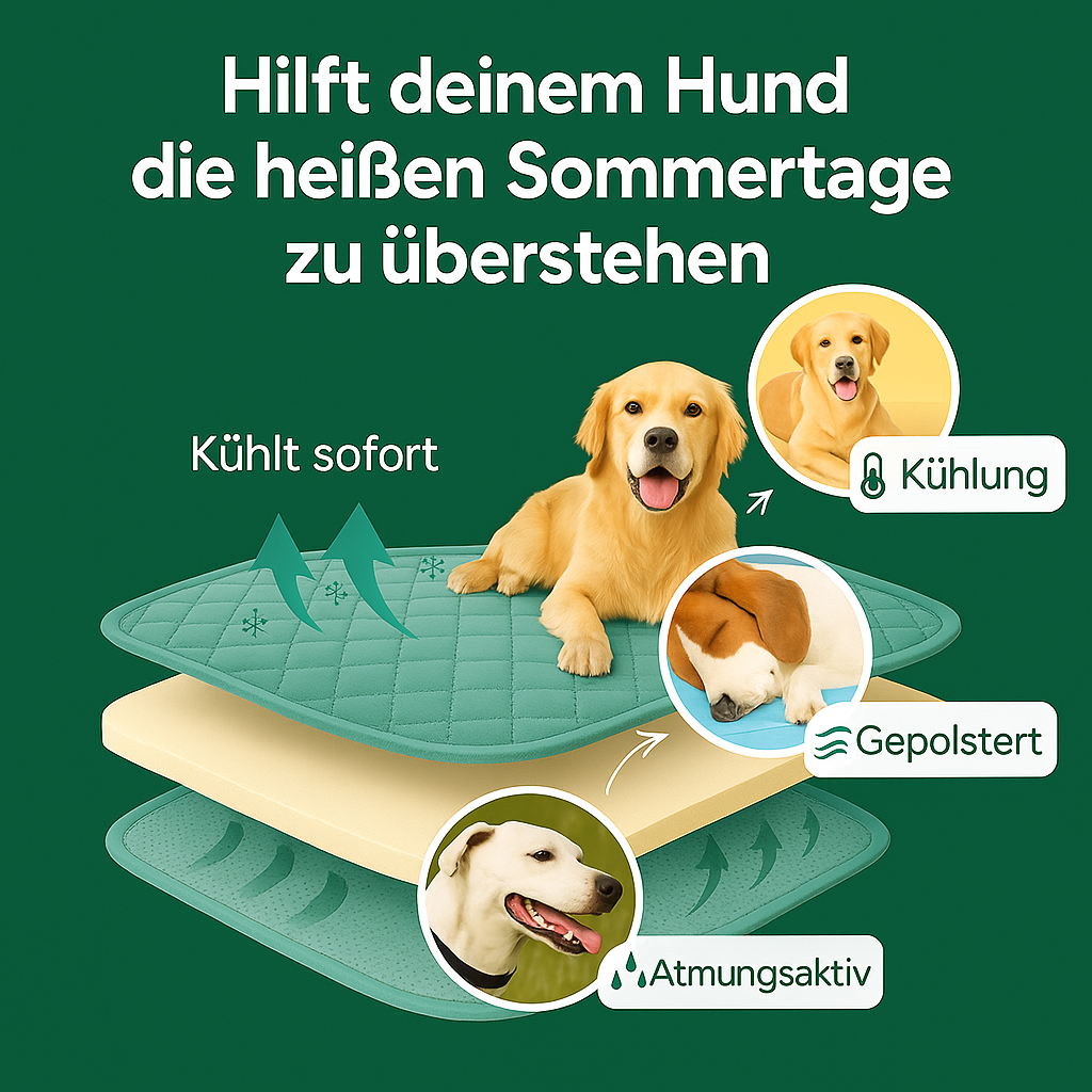 CoolingMat - Die selbstkühlende Hundematte
