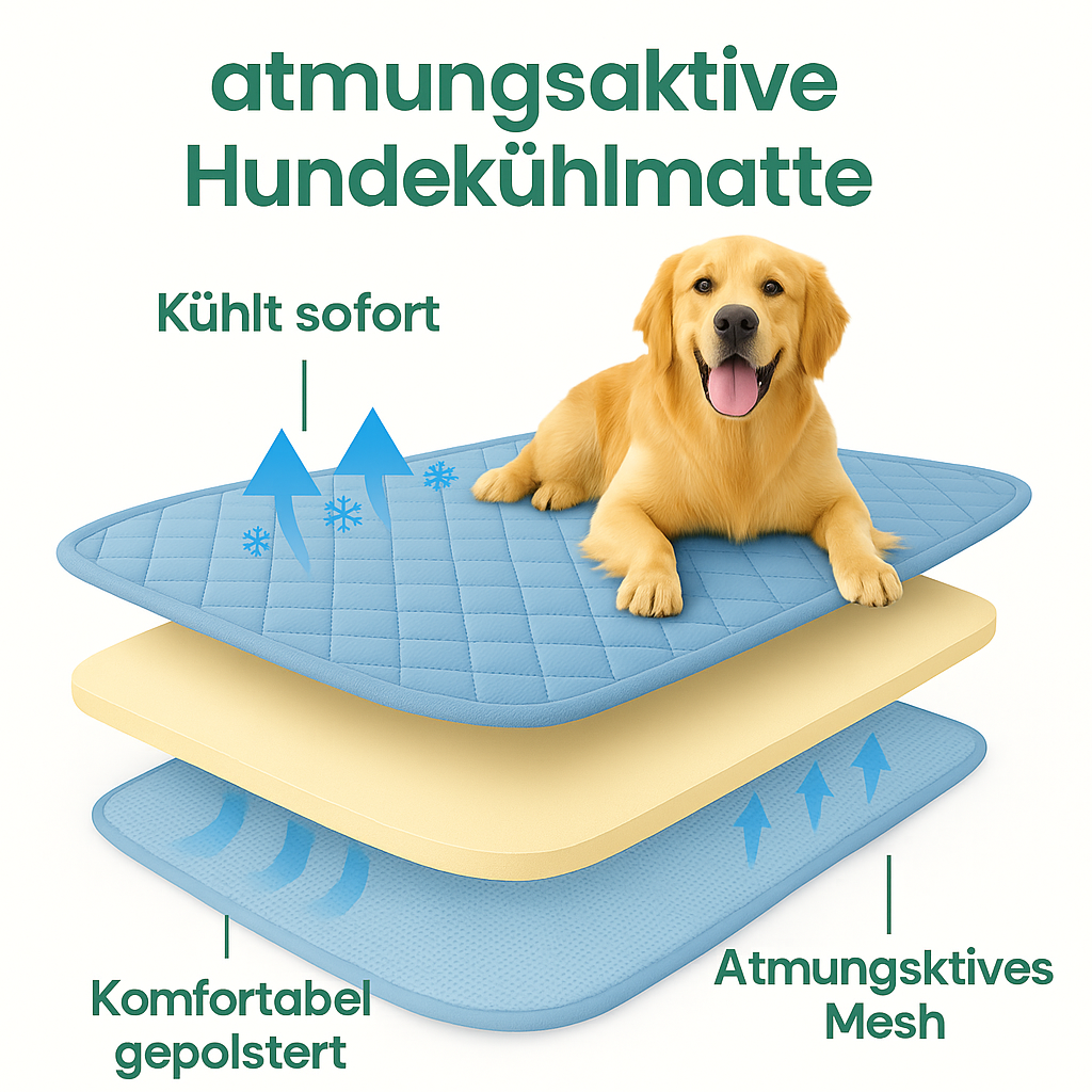 CoolingMat - Die selbstkühlende Hundematte